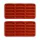 thumbnail image 1 of 2X Molde de Silicona para Galletas con Dedos de Tiramisú, Molde para Hornear Barras de Cereales con 15 Cavidades, Molde para Barras de Chocolate, Molde de Silicona con Tiras Largas, 1 of 7