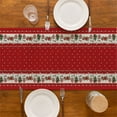 thumbnail image 6 of ToyKingdee Christmas Table Runner, Merry Christmas Nutcracker Soldier Table Decorations, Red Green Buffalo Plaid, 6 of 6