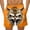 Orange, variant on Mens Swim Trunks Funny Cat Printed Beach Board Shorts Summer Athletic Running Shorts with Pockets
