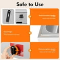 thumbnail image 6 of FOGGBET Commercial Countertop Gas Fryer with Baskets, 2 * 6L Deep Fryer Pot Stainless Steel Kitchen Oil Fryer,Lpg Fryer Fast Heating Fryer Set for Restaurant Home Kitchen(2 Baskets), 6 of 18