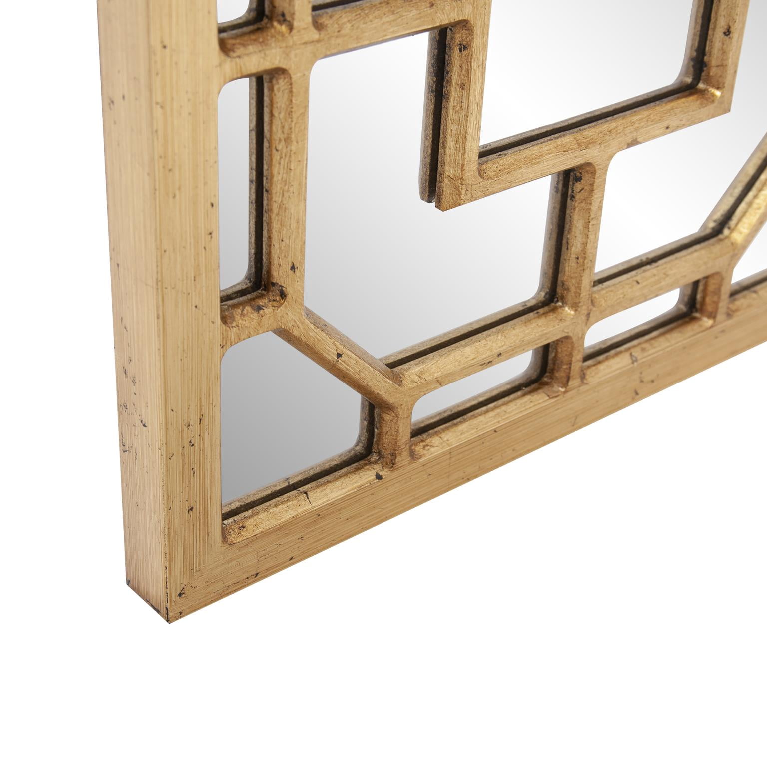 Tyler Dillon Rectangular Contemporary Aldrich Wall Mirror 15.75"W x 46.5"H