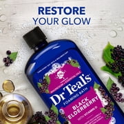 Dr Teals Foaming Bath with Black Elderberry & Vitamin D, 34 fl oz.