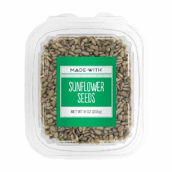 Made With - Sunflower Seeds Raw, 9oz | Pack of 12