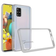 Case for Samsung Galaxy A32 5G Hybrid Slim Crystal Clear Transparent Shock-Absorption Bumper TPU + PC Back Frame Phone Cover for Galaxy A32 by Xpm