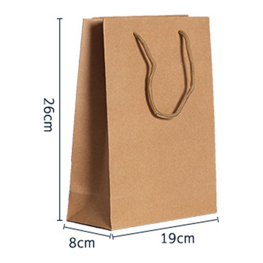 Kraft Paper Gift Bags With Handles 10/20/25/30/50/100PCS, 40% OFF