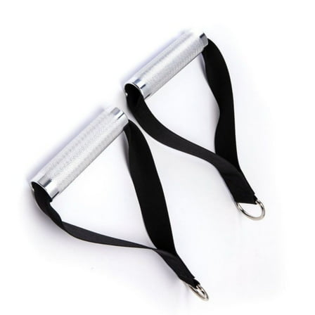 Ciwanning Resistance Bands Handle Gym Handle Cable Machine Attachments Metal Grip for Fitness Workout Bands Tricep Exerciser