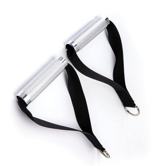 Ciwanning Resistance Bands Handle Gym Handle Cable Machine Attachments Metal Grip for Fitness Workout Bands Tricep Exerciser