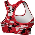 thumbnail image 3 of ProSphere Women's Northeastern University Camo Sports Bra, 3 of 7