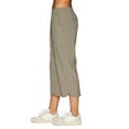 thumbnail image 4 of RBX Active Women's Quick Drying Relaxed Woven Capri Pant with Zipper Pocket, 4 of 10