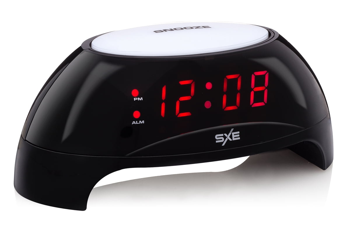 SXE Sunrise Simulator/Night Light LED Alarm Clock with USB Charging
