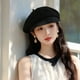 thumbnail image 4 of Gorra de boina ajustable de verano para mujer - gorra de playa fina, transpirable, informal para actividades al aire libre, negra/beige/caqui, 4 of 6