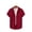 Red, variant on WIZUTIZ Mens Summer Beach Shirt Breathable Henley Shirts Button Up Tshirt Going Out Tops Vacation Tees Short Sleeve Tshirts