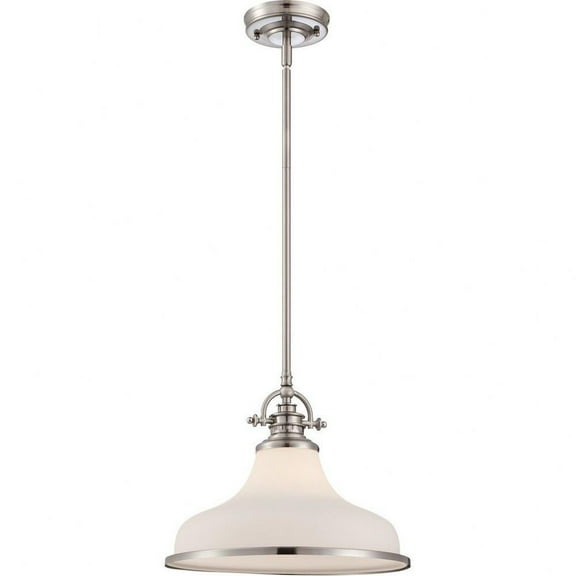 1 Light Pendant-Brushed Nickel Finish Bailey Street Home 71-Bel-1753517