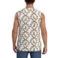 thumbnail image 4 of Fotbe Retro Bunny Men's Camiseta sin Mangas Estampada para Hombres, Playera Casual para Gimnasio, Entrenamiento, Playa-Medium, 4 of 7