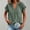 Blackish Green, variant on LEKODE Cotton Boho Tops for Women Oversized T-shirts Peasant Blouses Cute Shirts Lace Top Button Down Shirts Solid Summer Tops Womens Boho Summer Tops Blackish Green L