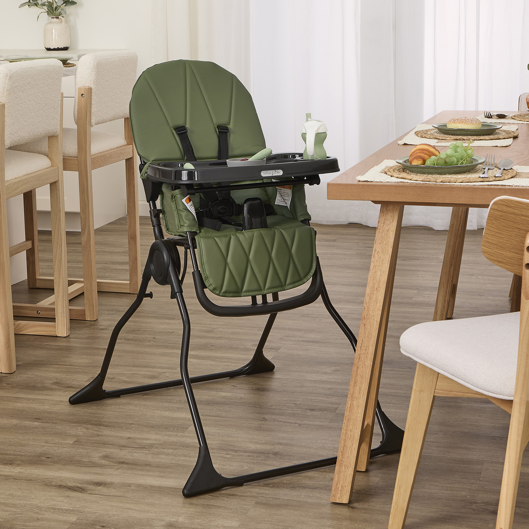 Dream On Me Snack and Stow Portable High Chair, Folds Compact photo 4
