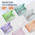 thumbnail image 1 of Nail Tool Sterilization Box Filter Transparent Cover Versatile Sturdy Long Lifespan Sterilization Case for Clean Safe Manicures, 1 of 8