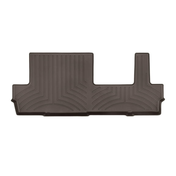 WeatherTech Custom Fit FloorLiners compatible with Escalade ESV, Escalade-V ESV, Suburban, Yukon XL - 3rd Row, Cocoa