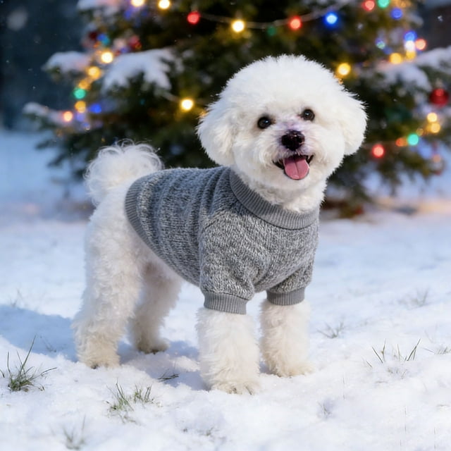Color Small Sweater Soft Breathable Knit Apparel For & Cats