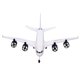 thumbnail image 3 of A380 2.4G Avión RC Planeador de avión volador con reflector LED 3CH para principiantes Espuma EPP Av Eccomum  2 pilas, 3 of 8