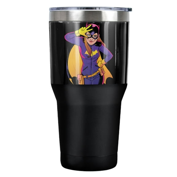 Batgirl Moves Stainless Steel Tumbler 30 oz Coffee Travel Cup, Vacuum Insulated & Double Wall with Leakproof Sliding Lid