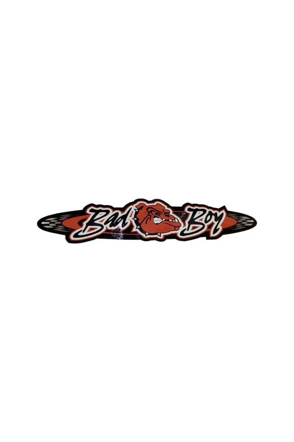 091-0313-00 Floorboard Bad Boy Logo Decal for Magnum Lawn Mowers
