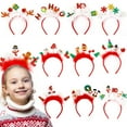 thumbnail image 2 of Sparkle Christmas Headband for Womens Girls Daily Wearing ,Photo Props Party Fancy Dress Hair Accessories, 2 of 21