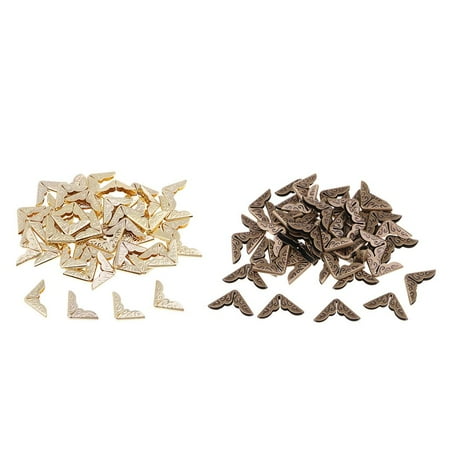 100 Pieces Scrapbook Photo Album Menus Corner Protectors 14x14mm