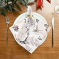 thumbnail image 2 of GZHJMY Flower Rose Napkins Table Decorations Napkin Set for Gift Giving, Dining, Parties 20 x 20in, 2 of 7