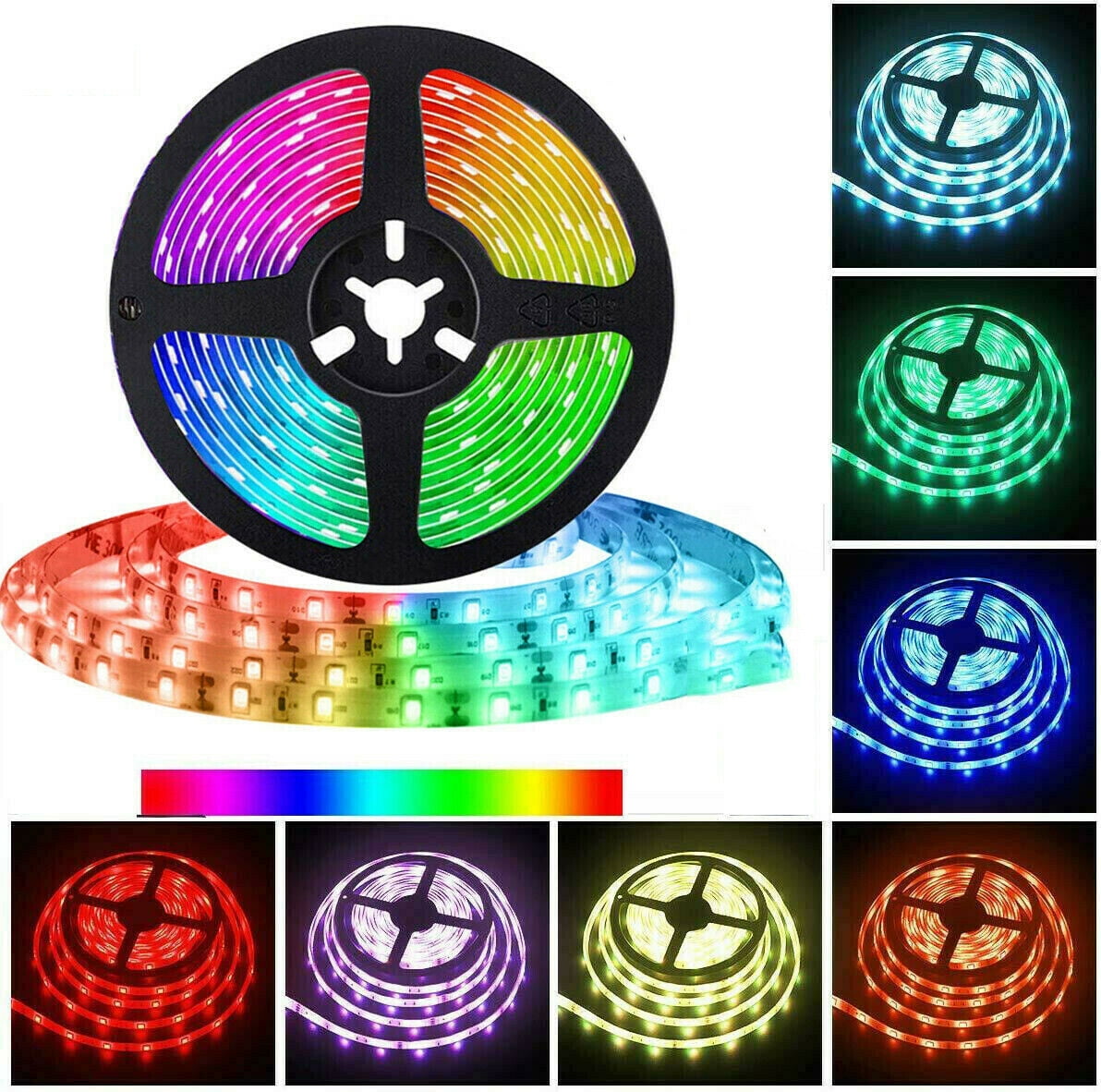 1m 5m 10m 20m LED strip RGB waterproof Multi-color 30leds/m String Fairy Lights 