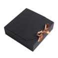 thumbnail image 2 of Toystoory 20 piezas caja de embalaje de dulces Mini caja de papel Kraft clásica contenedor bolsas dulces regalos de Festival evento de Almacenamiento y organización del hogar Negro/S11.5*11.5*5cm, 2 of 6