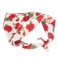 thumbnail image 1 of Bandanas de algodón para perros, Bandanas para perros de rosa roja Bandanas para perros Bufanda Baberos para perros Lo mejor de la línea, 1 of 12