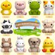 thumbnail image 2 of Juguete didáctico Aigybobo Farm Animals para niños de 1 a 3 años con 20 piezas, 2 of 7