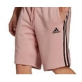 thumbnail image 3 of Adidas Men's Essentials Fleece 3-Stripes Sweat Shorts Gym Elastic Waist Logo New, 3 of 3