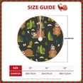 thumbnail image 4 of Bingfone Christmas Tree Skirt Mat Christmas Decoration Interior 48"-Funny Sloths In The Forest, 4 of 8