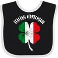 thumbnail image 3 of Inktastic Italian Leprechaun Boys or Girls Baby Bib, 3 of 4