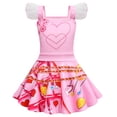 thumbnail image 3 of Nueva película The Rise of Red Ropa para niños Descendants 4 Disfraz de cosplay rojo para niñas Vestido de princesa de Halloween Vestidos de fiesta, 3 of 5