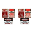 thumbnail image 1 of Placa Metal Vintage Advertencia Pintura Hierro Rectangular Bar para El 20x30cm 3 Uds., 1 of 6