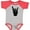 Baseball Heather and Red, variant on Inktastic Rocker Horns Boys or Girls Baby Bodysuit