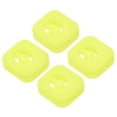 thumbnail image 1 of Uxcell Tennis Vibration Dampener, 4 Pack Square Shock Absorber Yellow, 1 of 6