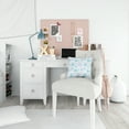 thumbnail image 4 of Winter Snowflakes on White Fabric Decorative Pillow, 4 of 4
