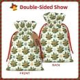 thumbnail image 2 of Honeii Sloth Sitting Tropical Leaves Print Small Burlap Bags,Christmas Drawstring Treat Bags Gift Bags Reusable Candy Goodie Wrapping Bags for Holiday Party Favors Supplies -Medium, 2 of 9
