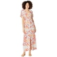 thumbnail image 1 of Hurley Womens Button Up Maxi Dress, Multicoloured, X-Large, 1 of 2