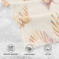 thumbnail image 5 of Yayeee 2 Pack Hand Towels for Bathroom 100% Cotton 16" x 28" Soft Absorbent Kitchen Towel, Pink Seashell, 5 of 7