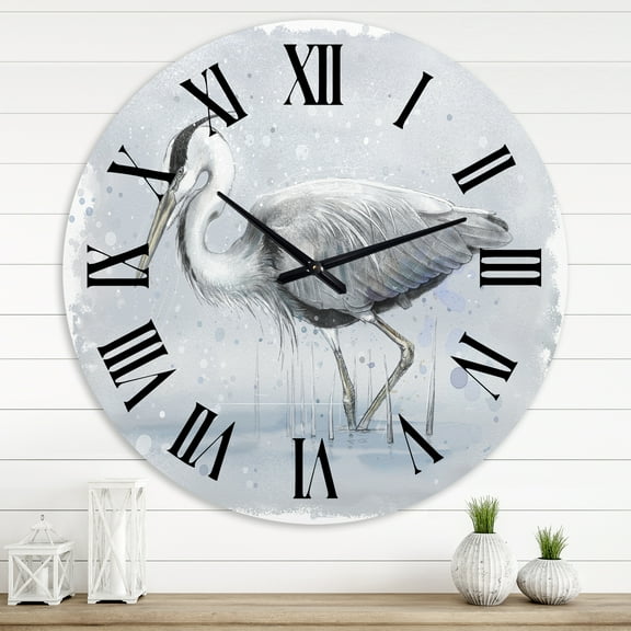 Designart 1 in Farmhouse Wall Clock