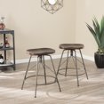 thumbnail image 5 of Jalangi Backless Swivel Counter Stools – 2pc Set - Gray, 5 of 7