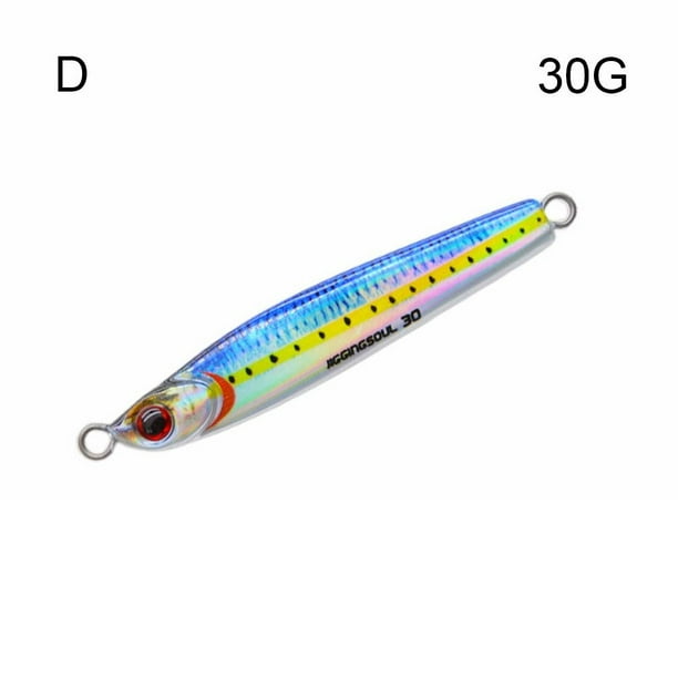Sinking Minnow 30g 40g Spinning Baits Jig Bait Metal Fishing Lure Lead