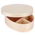 thumbnail image 3 of Lunch Container17.5x13.5cm Lunch Box Wooden Wood Lunch Box Sushi Storage Box Cutting-Edge Features, 3 of 5