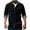 Black, variant on Men Corduroy Button Flap Pocket Long Sleeve Casual Tops