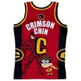 thumbnail image 3 of The Fairly Odd Parents Men's Headgear Classics Embroidered Basketball Jersey (XX-Large, Red), 3 of 5